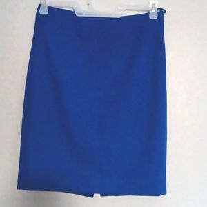 J. Crew Blue Pencil Skirt